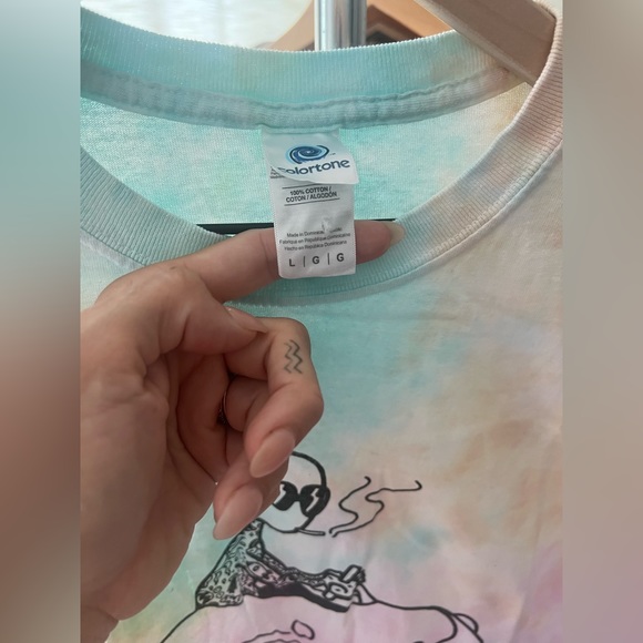 Tie Dye Alien T-Shirt - Picture 2 of 2